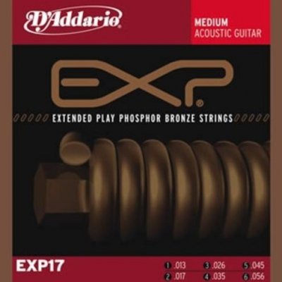 D'Addario EXP17 - EXP Coated Phosphor Bronze 13-56