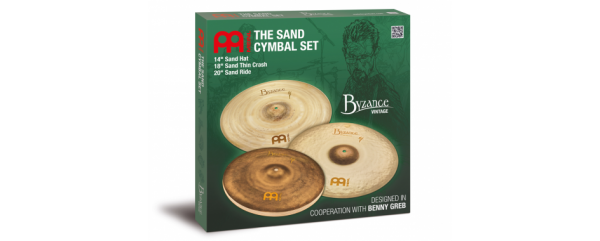 Meinl BV-141820SA YZANCE VINTAGE  SAND SET - 14" 18" 20" BENNY GREB SIGNATURE 