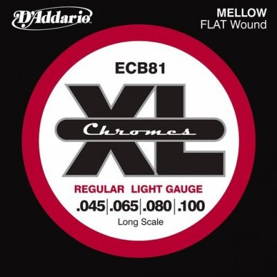 D'Addario ECB81 - Chromes 45-100 struny do gitary basowej