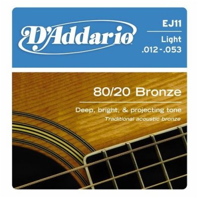 D'Addario EJ11 Struny Grubość 12-53