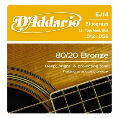 D'Addario EJ14 Struny Grubość 12-56