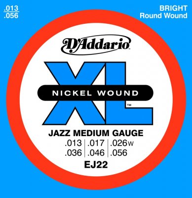 D'Addario EJ22 Grubośc 13-56