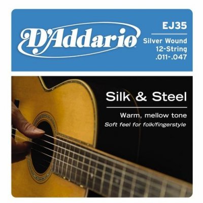 D'Addario EJ35 Silk & Steel 12-String 11-47