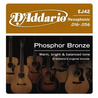 D'Addario EJ42 - Phosphor Bronze Resophonic 16-56