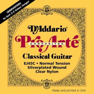D'Addario EJ45C - Pro-Arte struny do gitary klasycznej