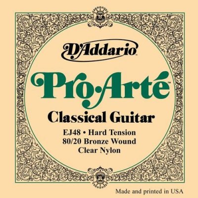 D'Addario EJ48 - Pro-Arte 80-20, twardy naciąg