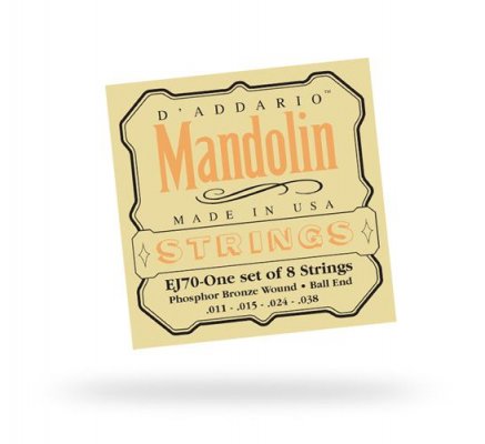 D'Addario EJ70 struny do mandoliny 11-38