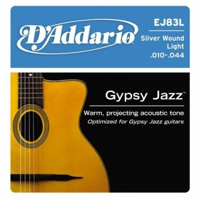 D'Addario EJ83L - Gypsy Jazz 10-44 s