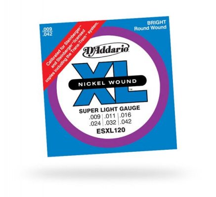D'Addario ESXL120 struny do gitary elektrycznej 9-42