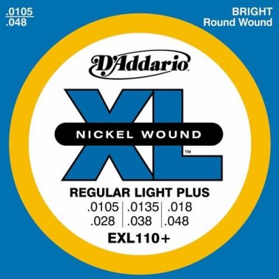 D'Addario EXL110+ XL Nickel Wound 10.5-48 struny