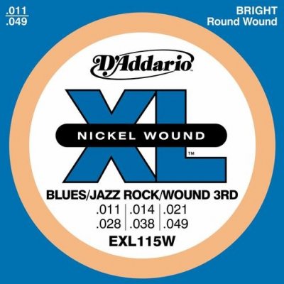 D'Addario EXL115W - XL Nickel Wound 11-49 struny
