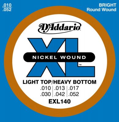 D'Addario EXL140 - XL Nickel Wound 10-52 struny