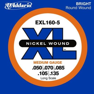 D'Addario EXL160-5 Rozmiar 50-135