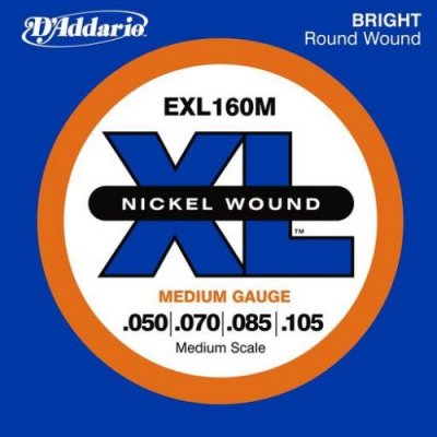 D'Addario EXL160M struny do gitary basowej 50-105