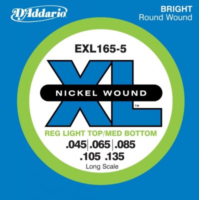 D'Addario EXL165-6 Rozmiar 32-135