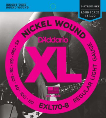 D'Addario EXL170-8 45-100 LONG