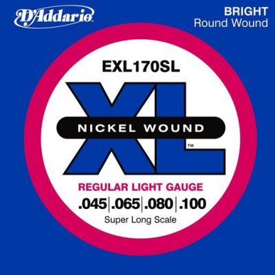 D'Addario EXL170SL - XL Nickel Super Long Scale 45-100