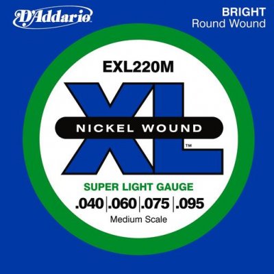 D'Addario EXL220M - XL Nickel Medium Scale 40-95