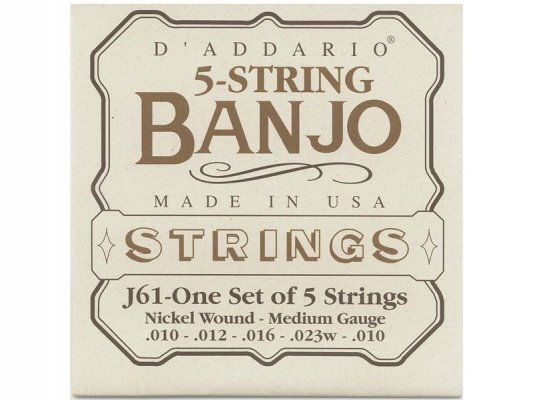 D'Addario J61 10-23 Struny Do Banjo