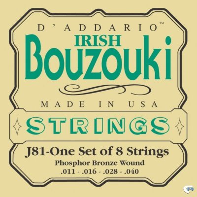 D'Addario J81 11-40 struny do irlandzkiego Bouzouki