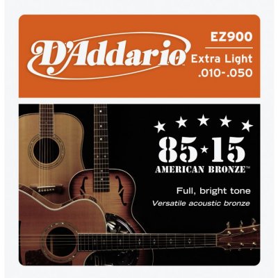 D'Addario EZ900 10-50 struny do gitary akustycznej