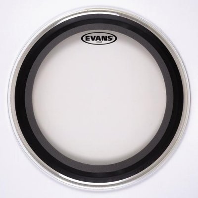 EVANS 20" EMAD RESO BLK naciąg do bębna basowego