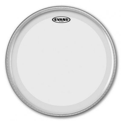EVANS 20" EQ1 RES BLK naciąg do bębna basowego