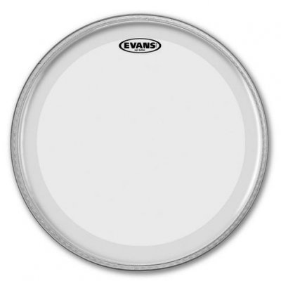 EVANS 24" EQ3 RES CTD WHT naciąg do bębna basowego
