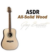 SAMICK All Solid Wood ASDRCE NAT - gitara elektro-akustyczna